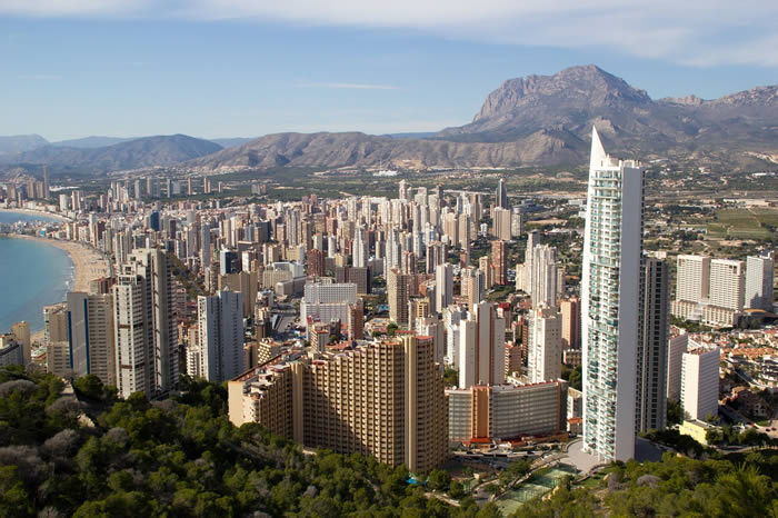 Benidorm Alicante Espagne Ville Architecture